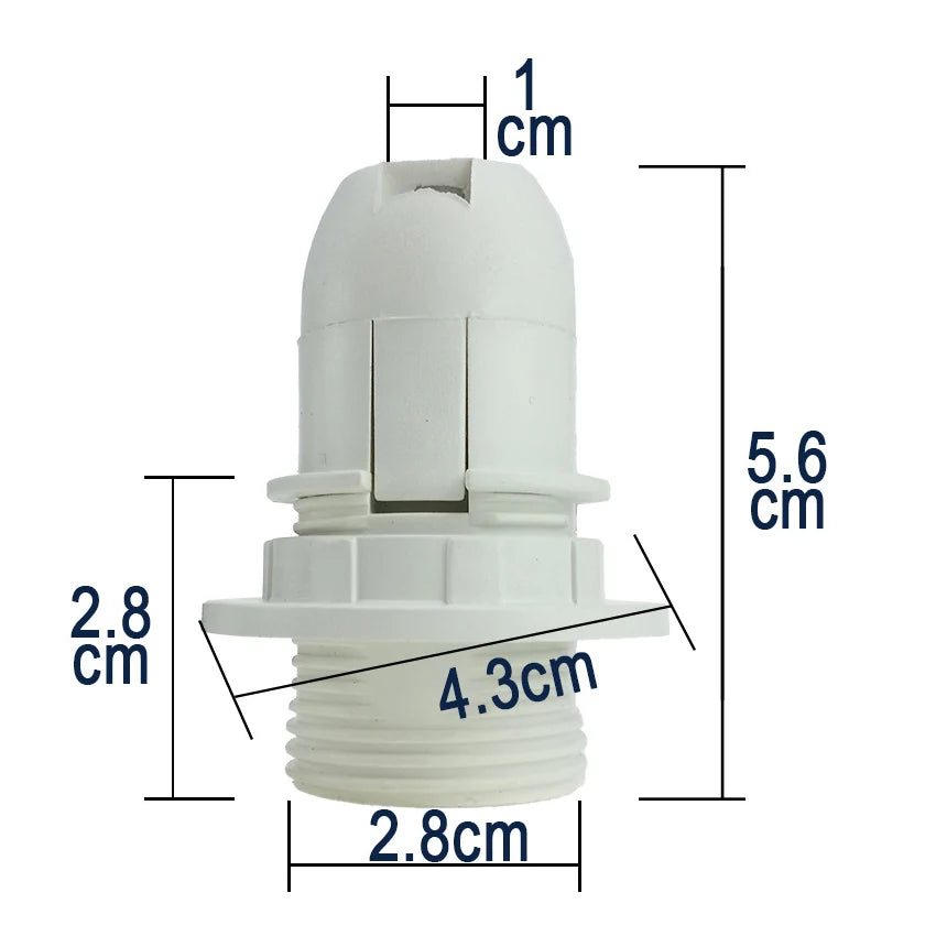 ampoule e27 moderne blanc noir lisse aluminium certifié led base table