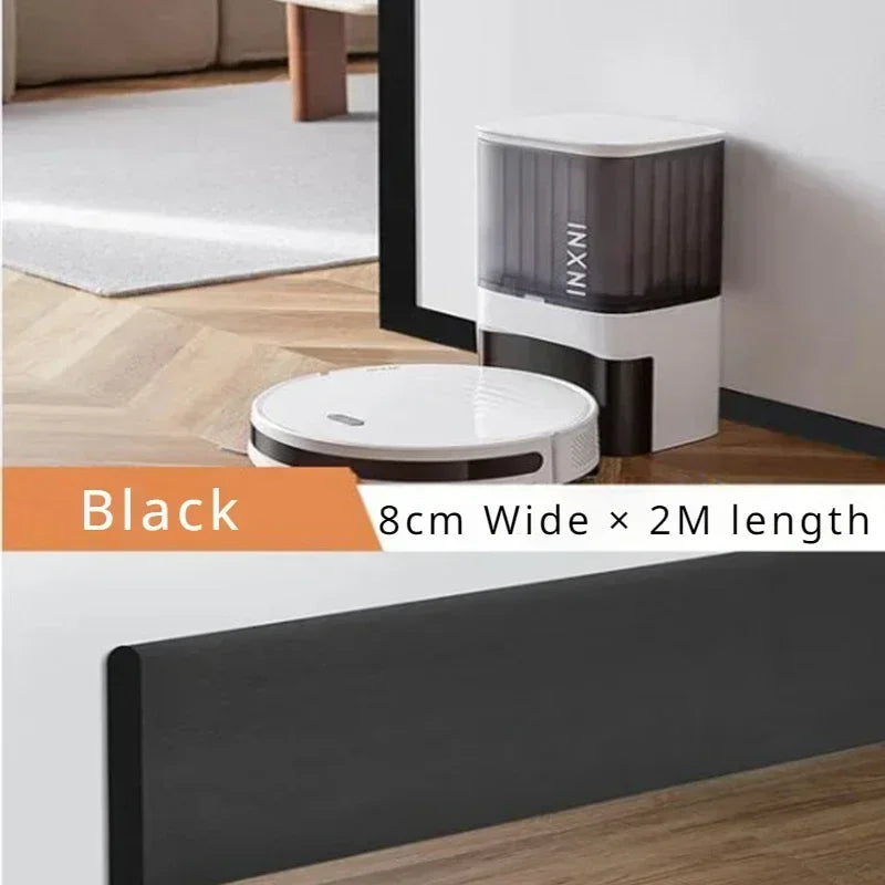protection plinthes adhésive 2m gris noir marbrée moderne anti collision sécurité maison decointérieur