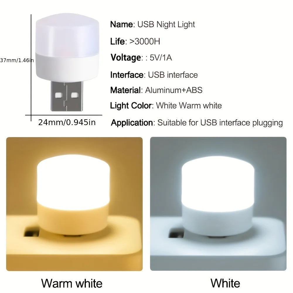 lampe lecture led usb 5v 1w protection yeux veilleuse moderne blanc charge mobile