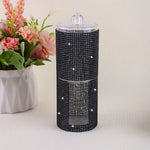 boîte bijoux strass moderne noir rose multicolore élégante réutilisable sans bpa opaques