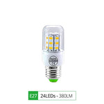 ampoule led e27 e14 56 leds 999 lumens blanc vert grains maïs moderne