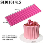 moules silicone gâteau dentelle origami bordure fondant deco pâtisserie triangles floral modernes