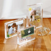 cadre photo transparent acrylique aimant magétique décoration murale moderne minimaliste coréen