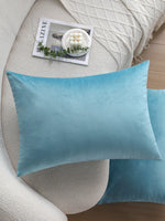 housse coussin velours doux jaune moderne 50x70cm décoration maison canapé voiture