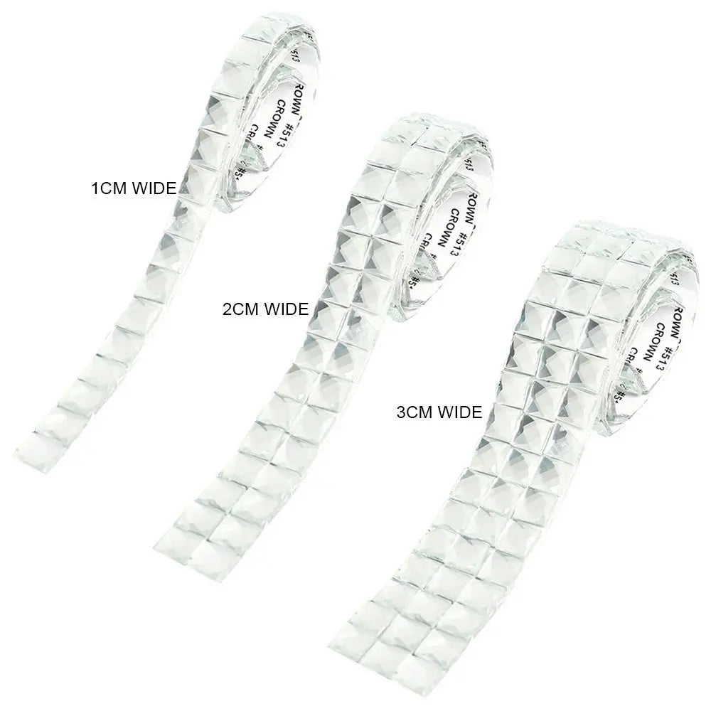 décoration murale adhésive stickers carrés géométriques transparents modernes 1cm 2cm 3cm