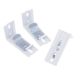 support mural blanc moderne 1pc 2pcs fixations rideau tringle accrochage montages opaques