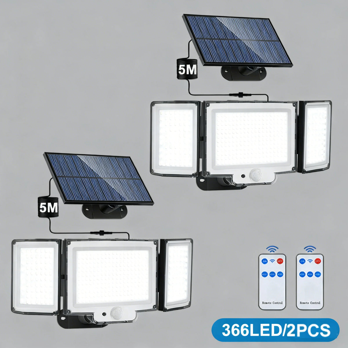 lampe solaire détecteur mouvement 400 led noir violet moderne extérieur contemporain