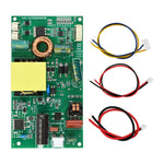 carte électronique vert imprimé circuit moderne condensateurs bobine transistor diode connecteurs vis