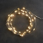 guirlande lumineuse étoiles dorées argentées 6m batterie usb noël moderne