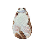 sac couchage adulte sac fourrure chat imprimé doux confortable polyester coton lit