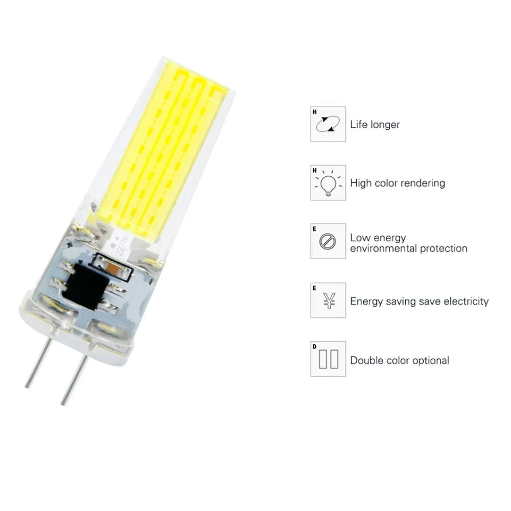 ampoules led g4 12v 6w 9w blanc chaud froid transparentes moderne
