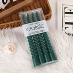 bougies spirales classiques noires violets vertes blanches roses maison mariage