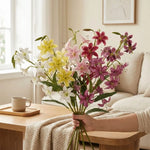 décoration intérieure bouquet artificiel fleurs naturelles vase rectangulaire multiusage anniversaire mariage
