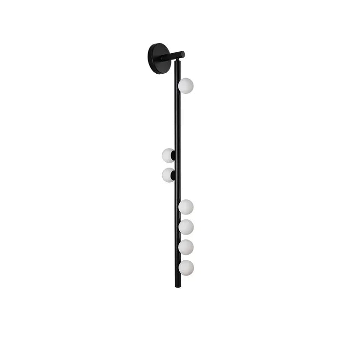 applique murale moderne minimaliste lumière led noir blanc doré deco chambre coucher interrupteur bouton