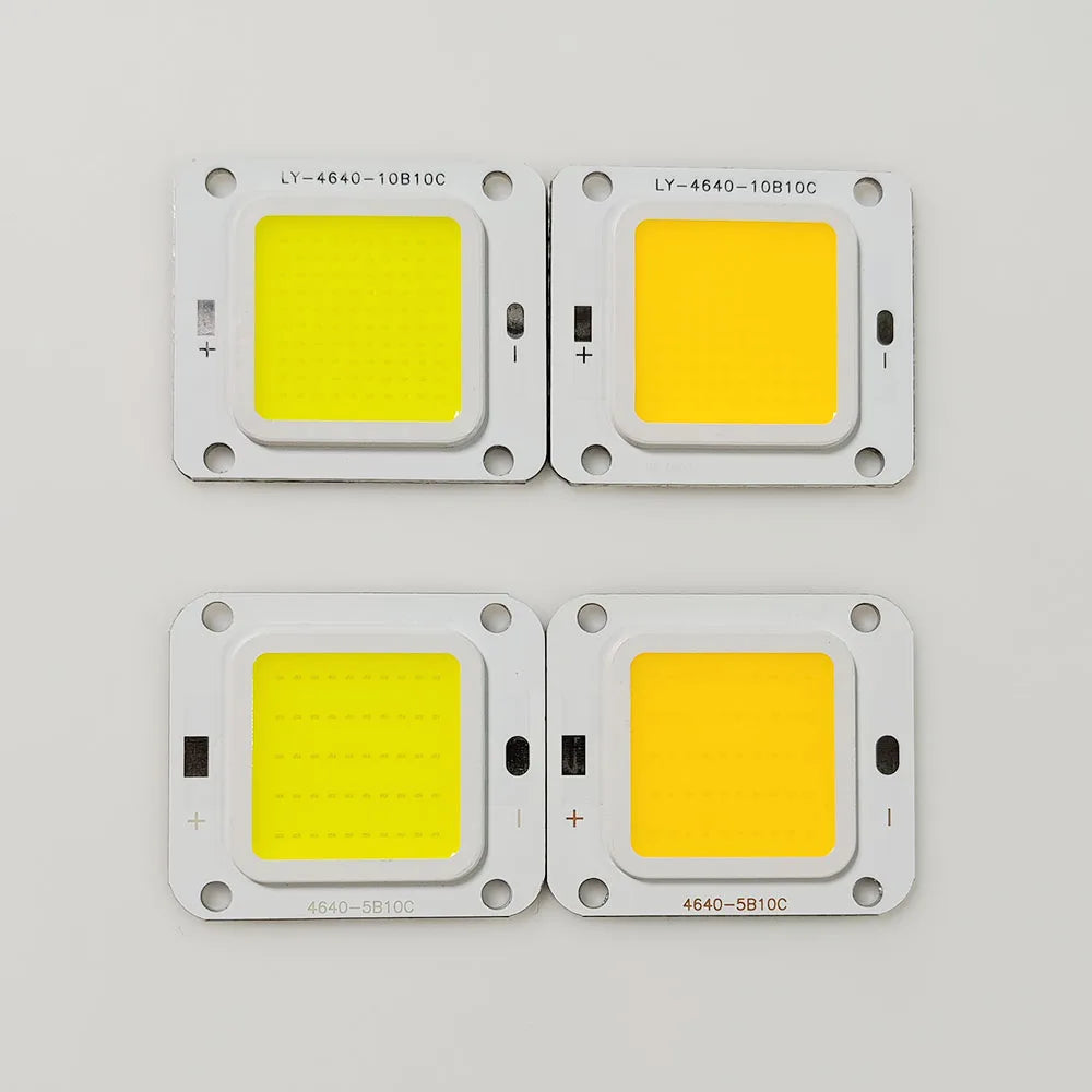 éclairage led module 46mm 40mm blanc jaune moderne fixe 50w 60w 70w