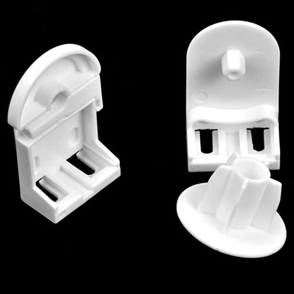 chaîne rideau blanches moderne opaques eyelets plaque fixation