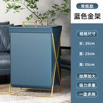 panier linge pliable orange gris bleu marine moderne pu doré tissuintérieur respectueuxenvironnement