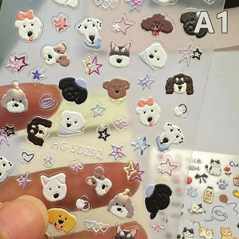 stickers autocollants dessins animés chats fruits boissons ballons mignons cartoonaufs portables téléphones