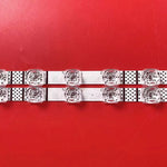 ruban led blanc noir points grille transparent moderne certification 6v 18lampes