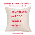 coussin personnalisable carré blanc imprimé animaux motifs floraux simples complexes urbains graphiques lavable