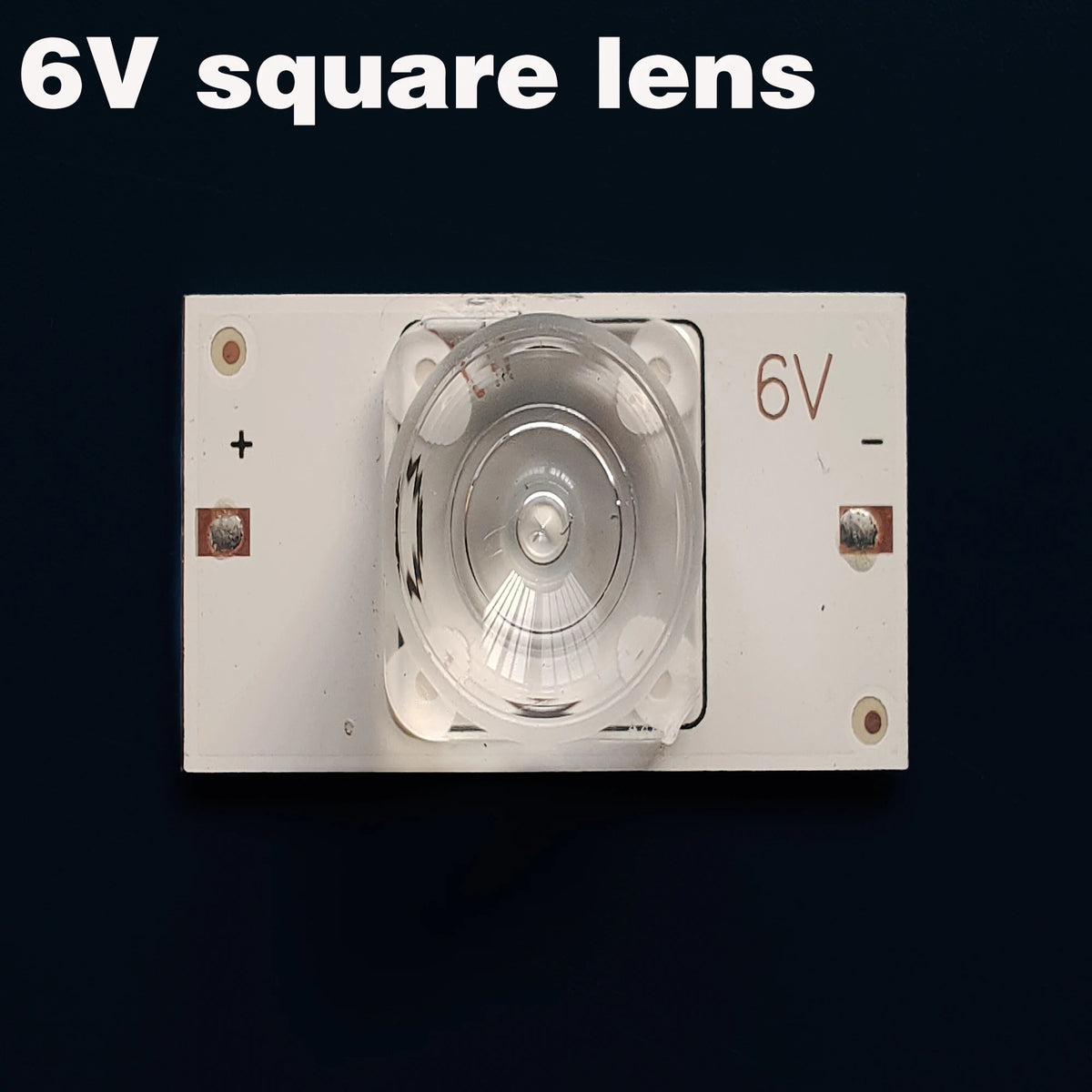 lentilles led blanc transparentes modernes 3v 6v grandes carrées simples maintenance télévisions