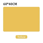 tapis table silicone moderne 60x40cm 40x30cm bleu jaune vert gris assiettes cuillers bols verres
