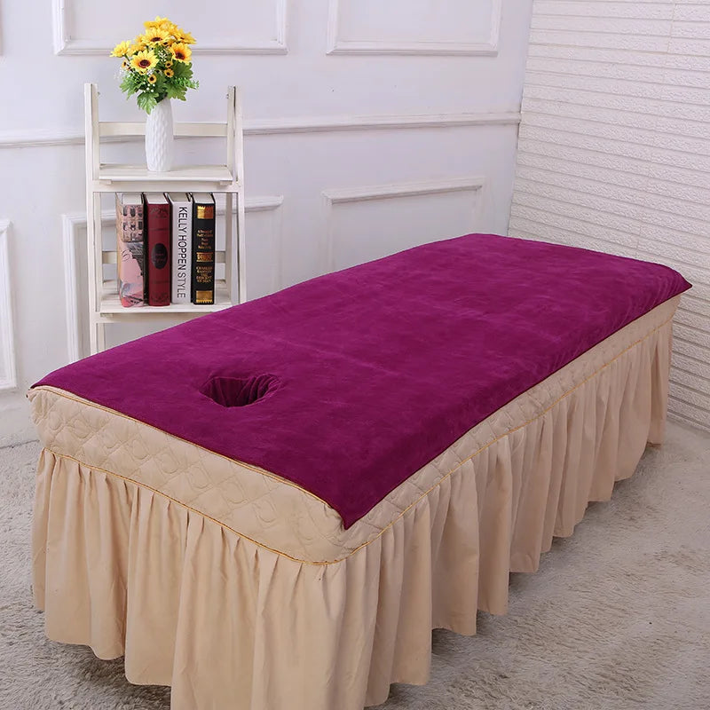 coussin massage rectangulaire microfibre motif quadrillé confortable spa bien être