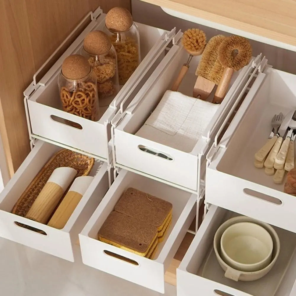 boîtes rangement blanc modernes métal poignées imperméables grandes capacités compartiments multiples organisateurs articles divers