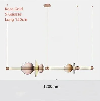 suspension lumineuse moderne élégante blanc doré marron clair translucide