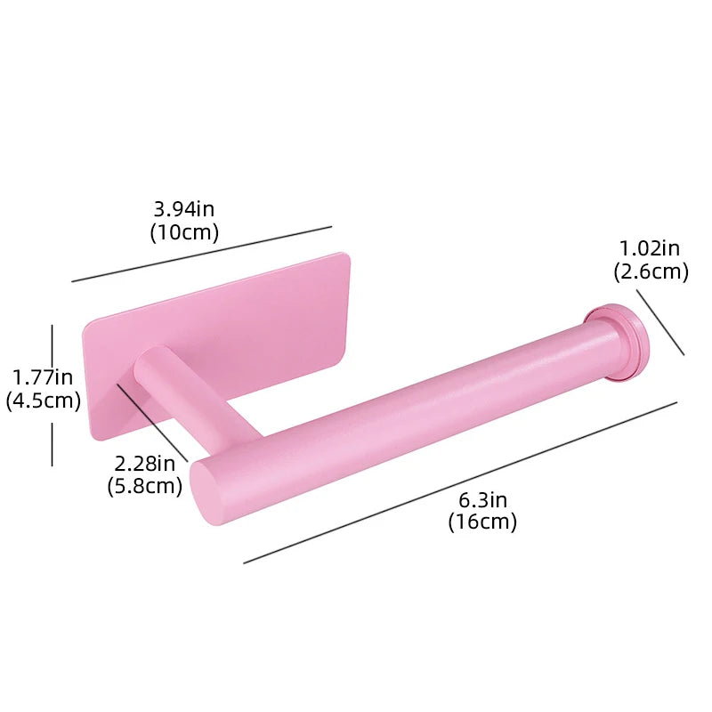 porte serviettes cuisine rose moderne adhésif minimaliste texture rugueuse polyvalent papier essuie tout
