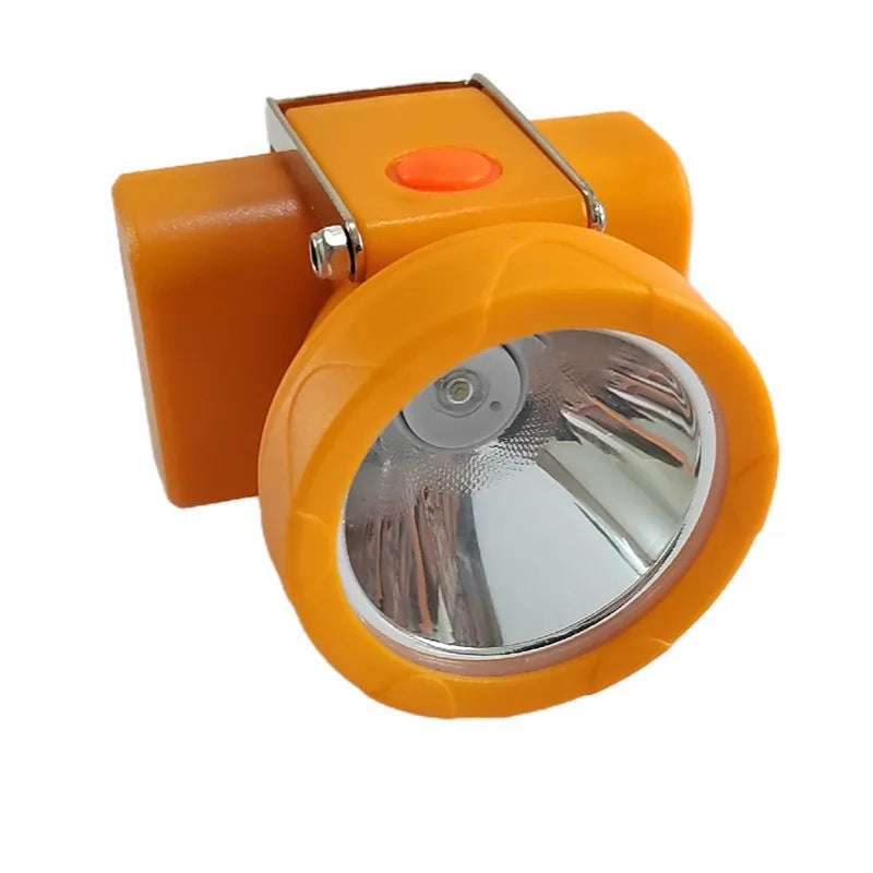 lampe torche orange moderne clips métalliques bouton commande lumière forte led super lumineuse fishing