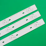 bande lumineuse led blanc ronde translucent moderne clips fixations télévision accessoire éclairage