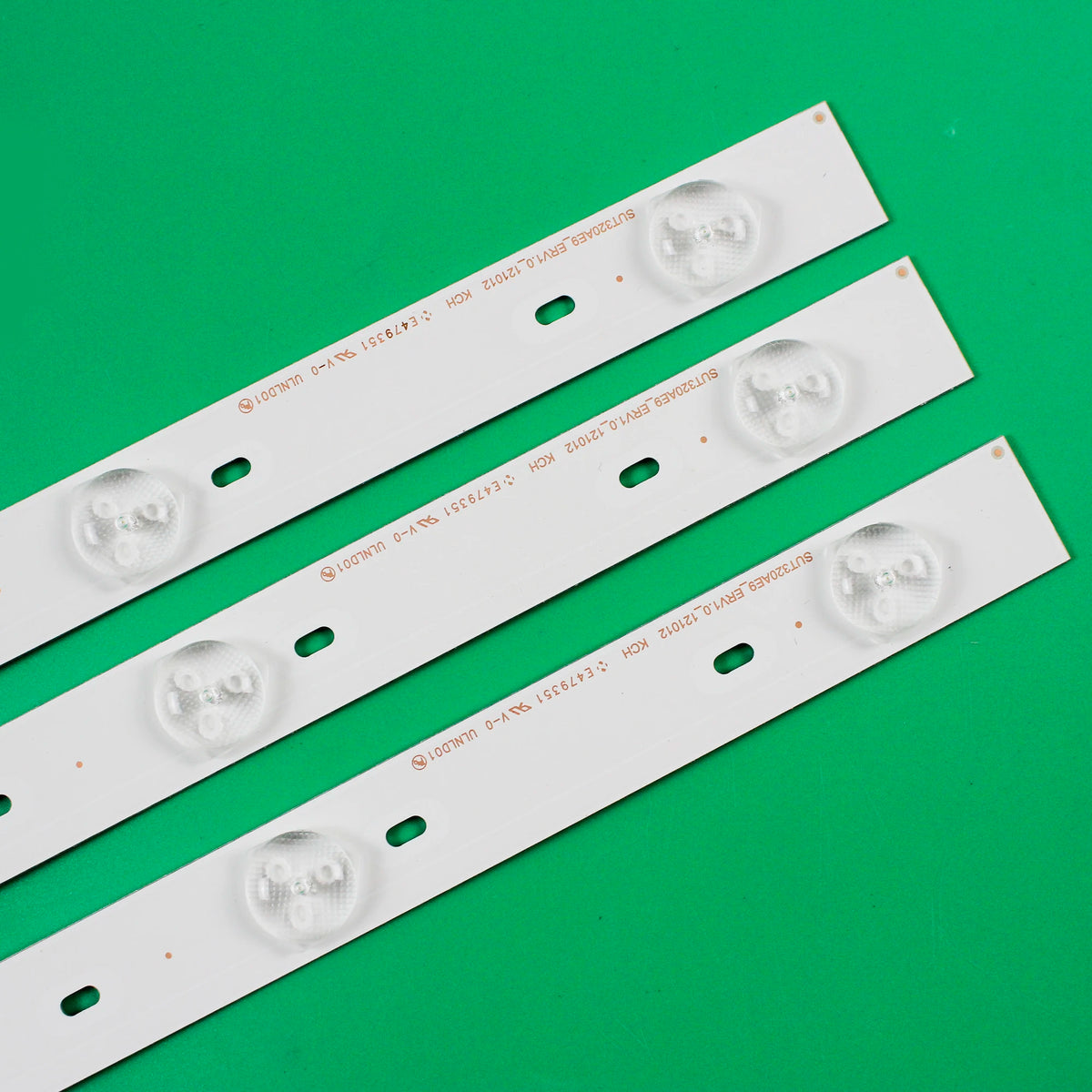 bande lumineuse led blanc ronde translucent moderne clips fixations télévision accessoire éclairage