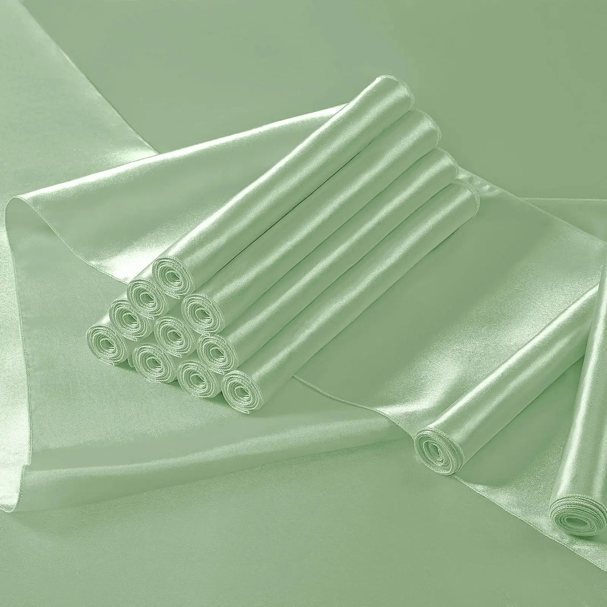 tableau table uni classique vert clair printemps été automne mariage nouveau an pièces blanc