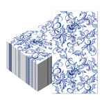 serviettes table papier jetables motif floral mariage décoration fête anniversaire classique