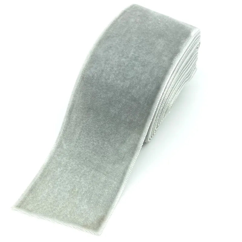 ruban velours uni élégant 18 couleurs opaques décoration mariage bricolage yards polyester