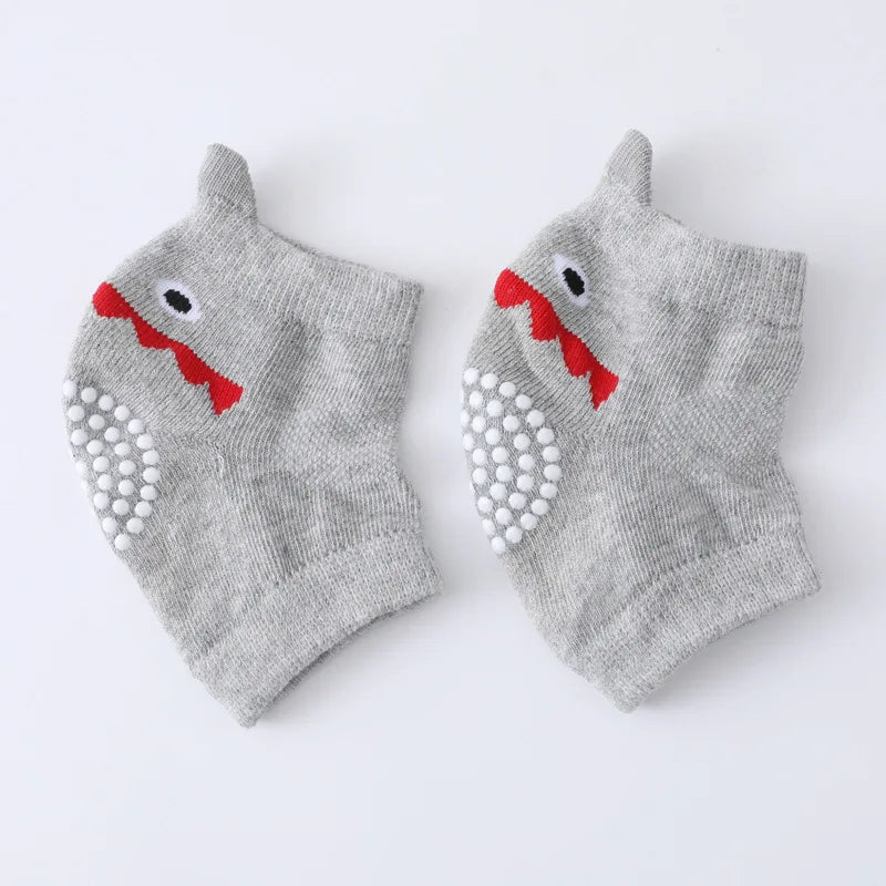 protège genoux bébé jaune orange bleu gris rose animaux oiseau tigre blanches sécurité enfants