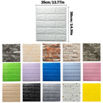 panneaux decoratifs murals adhésifs brique pierre marbre moderne rustique beige gris bleu rose vert