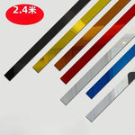 ruban décoratif adhésif acrylique noir effet miroir 3d bande cadre moderne mur intérieur