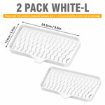 set plateaux savon silicone gris vert rayures modernes pratique auto drainants