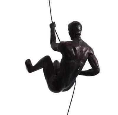 statues suspendues argentées humains contemporaines occasionnelles décoration murale intérieure festive