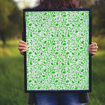 stencils diy opaques feuilles branches floral artisanal blanc vert clair brun clair a4 peinture
