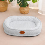 nid animal compagnie coton bleu rose gris plaid confortable moderne refroidissement zipperTailleMXL