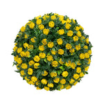 Boule fleurs artificielles rouge blanche violette moderne extérieur intérieur décoration mariage anniversaire