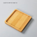 assiettes ovales rondes carrées supports plats texture bois moderne rustique bambou respectueux environnement