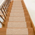 tapis antidérapants escaliers sécurité polyester moderne adhésif gris marron beige ondulé intérieur autoadhésif protection