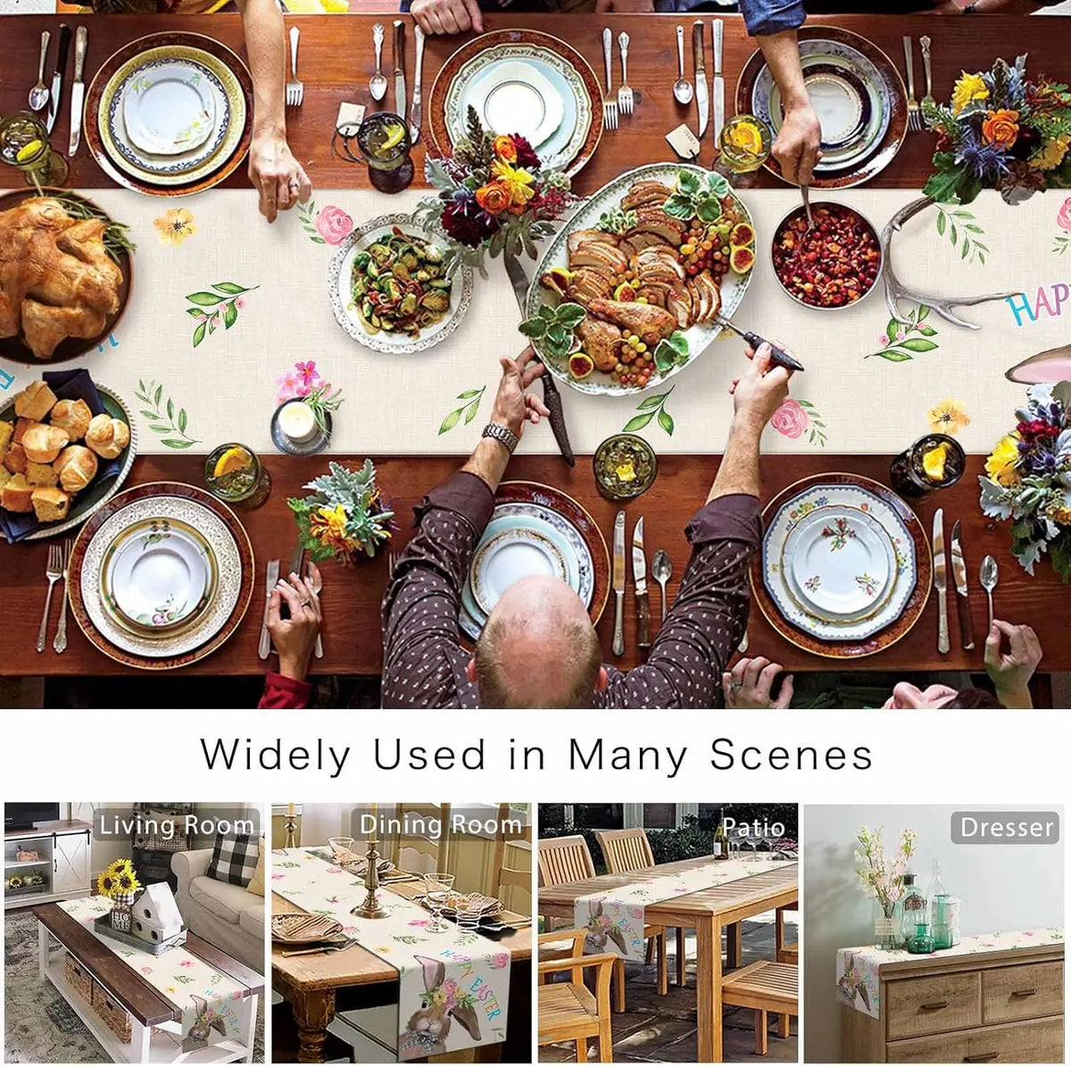 Cet assortiment de décors et de mets succulents semble convenir à de multiples scénarios, des réceptions dans un salon à l'aménagement d'un patio extérieur en passant par la décoration d'une salle à manger.