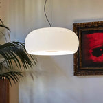 suspension lumineuse moderne couleur orange brillante salon cuisine chambre restaurant