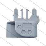 accessoire coupe gris noir lisse prémium qualité précision déclenchement logo série