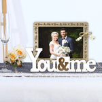 cadre photo bois coeur moderne mr mrs clips decoration valentin mariage famille erotique